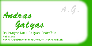 andras galyas business card